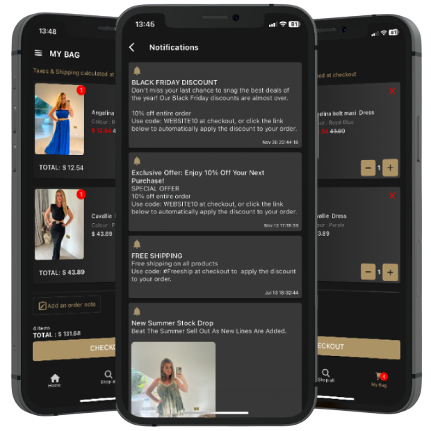 Shopify app mobile app screenshot